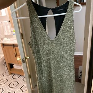 Gold semi formal dress